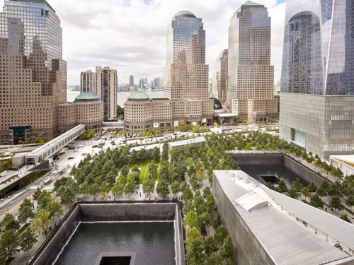 Vista panoramica el One World Trade Center di Daniel Libenskind
