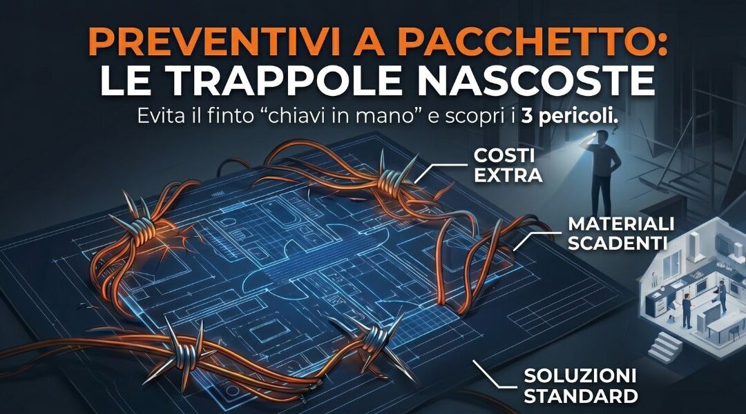 Perché diffidare dai preventivi di ristrutturazione “a pacchetto” e come riconoscere le trappole